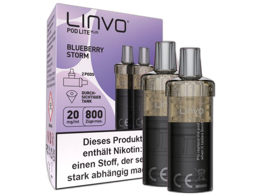 Linvo - Pod Lite Plus Cartridge 20 mg/ml (2 Stück pro Packung) - Apple Peach - LINVO