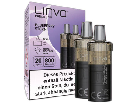 Linvo - Pod Lite Plus Cartridge 20 mg/ml (2 Stück pro Packung) - Apple Peach - LINVO