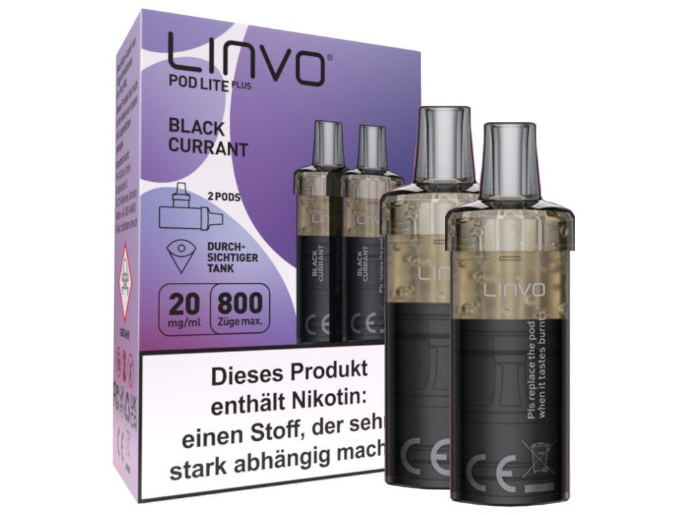 Linvo - Pod Lite Plus Cartridge 20 mg/ml (2 Stück pro Packung) - Apple Peach - LINVO