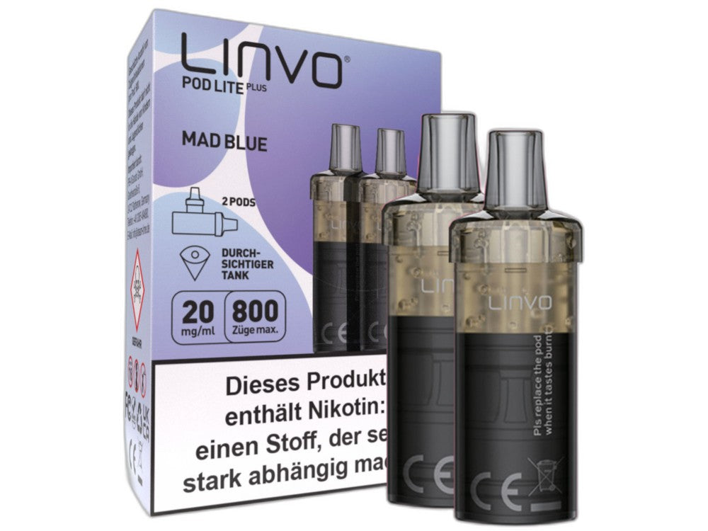 Linvo - Pod Lite Plus Cartridge 20 mg/ml (2 Stück pro Packung) - Apple Peach