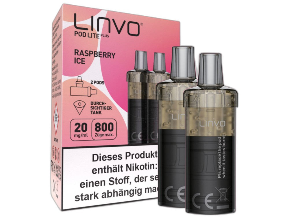 Linvo - Pod Lite Plus Cartridge 20 mg/ml (2 Stück pro Packung) - Apple Peach