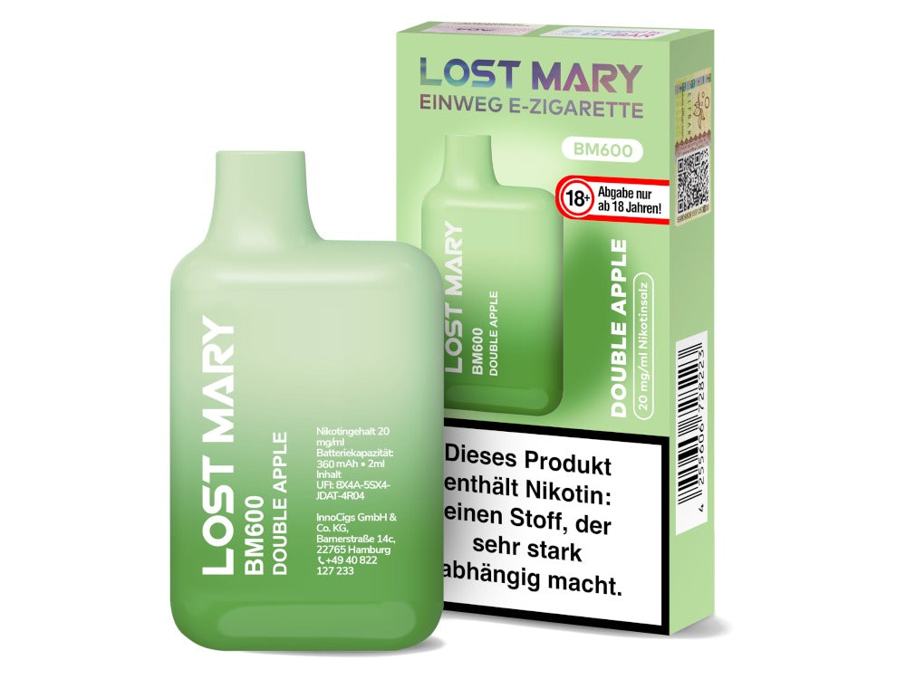 Lost Mary - BM600 Einweg E-Zigarette - 20mg/ml - Cotton Candy Ice