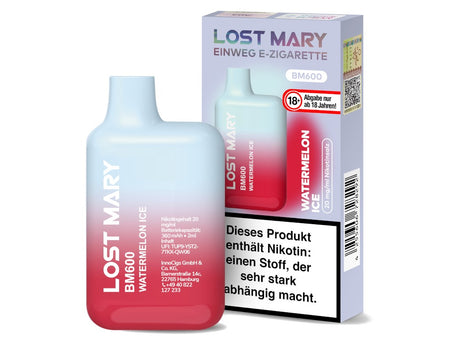 Lost Mary - BM600 Einweg E-Zigarette - 20mg/ml - Cotton Candy Ice