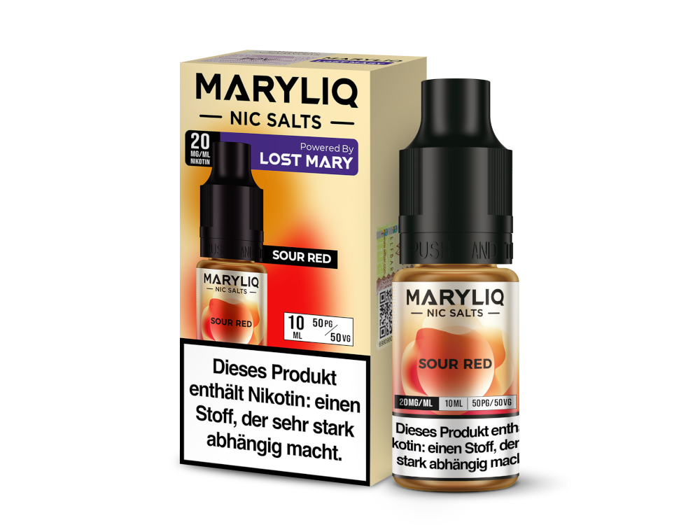 MARYLIQ - Nikotinsalz Liquid - Sour Red