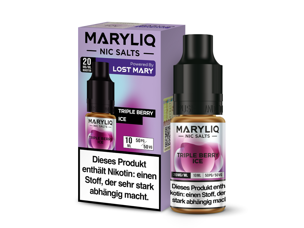 MARYLIQ - Nikotinsalz Liquid - Triple Berry Ice