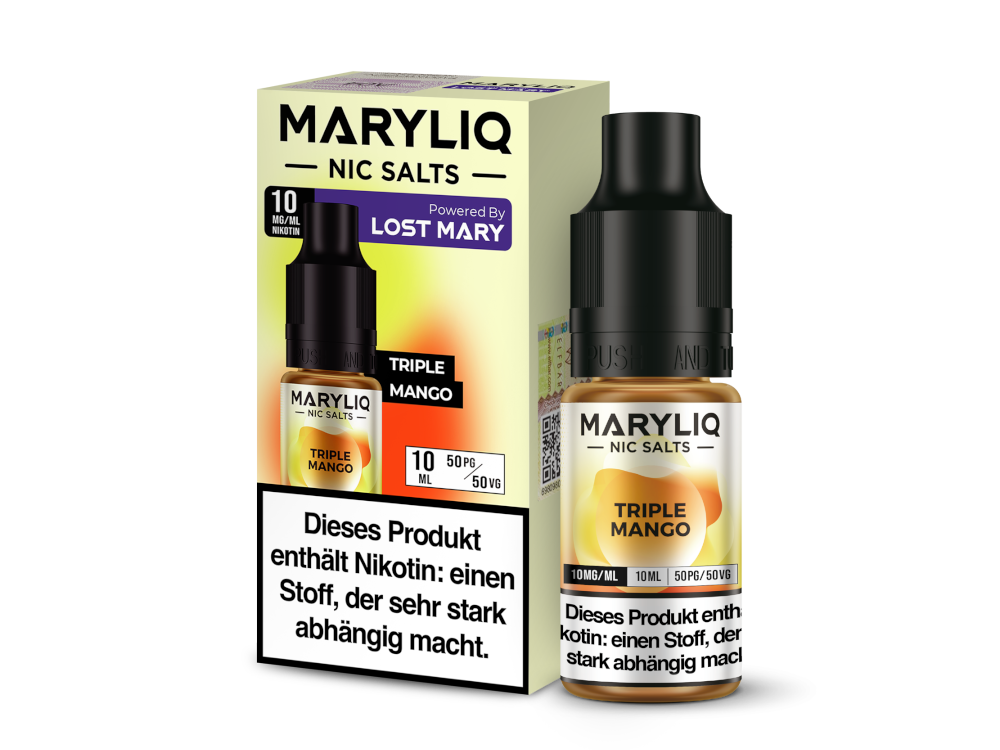 MARYLIQ - Nikotinsalz Liquid - Triple Mango