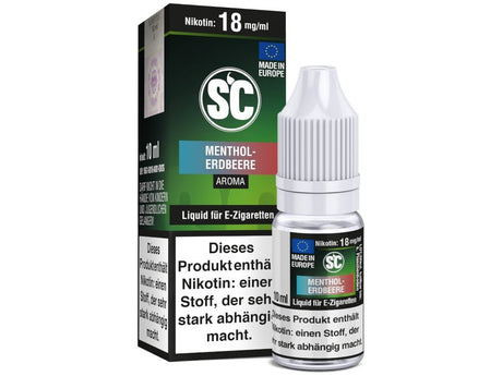 Menthol - Erdbeere E - Zigaretten Liquid - SC LIQUID