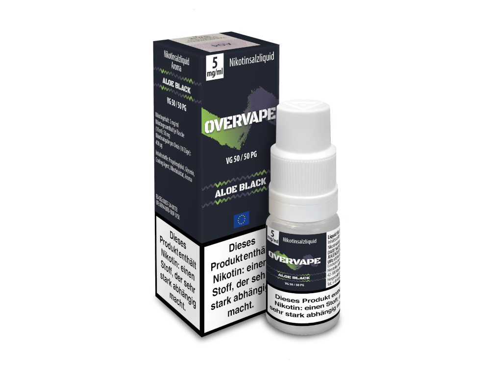 Overvape - Nikotinsalz Liquid - Aloe Black - OVERVAPE