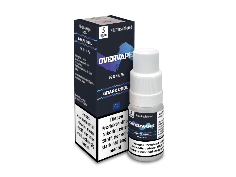 Overvape - Nikotinsalz Liquid - Grape Cool - OVERVAPE