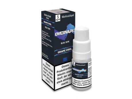 Overvape - Nikotinsalz Liquid - Grape Cool - OVERVAPE