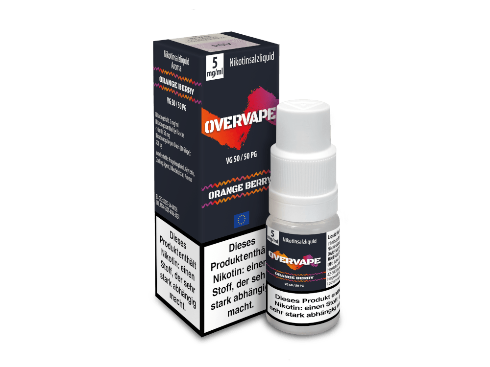 Overvape - Nikotinsalz Liquid - Orange Berry - OVERVAPE