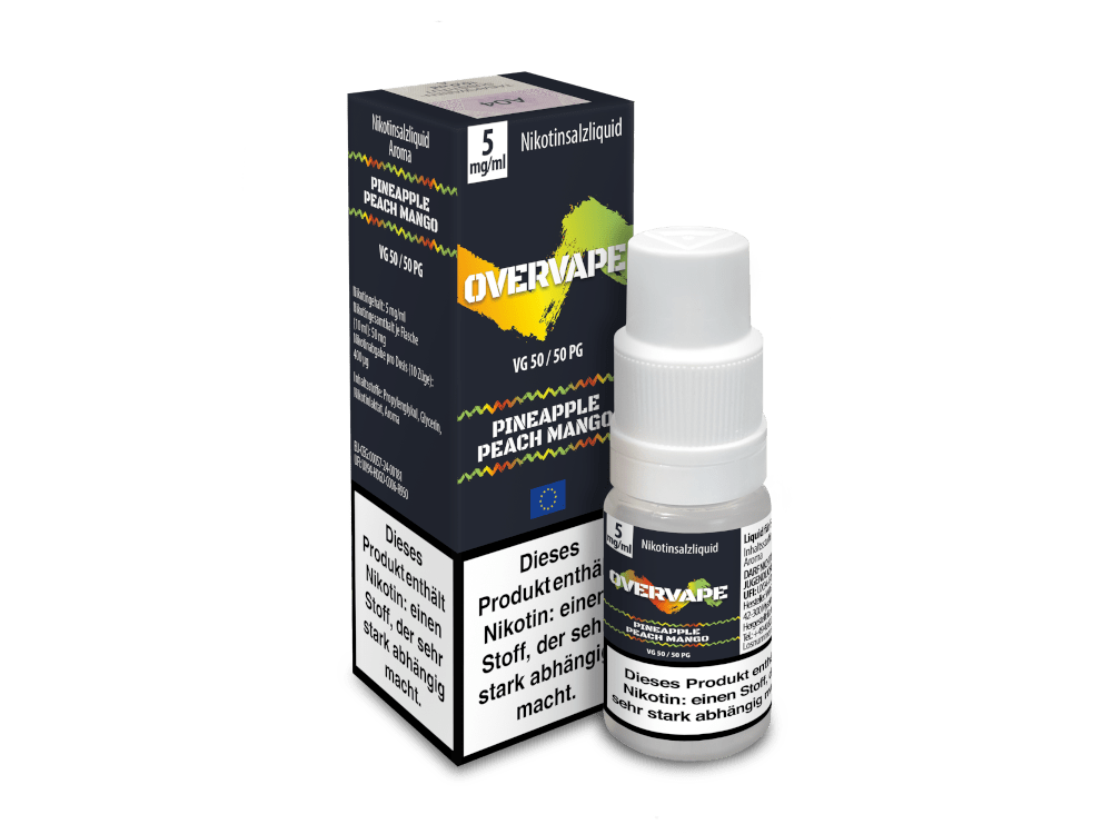 Overvape - Nikotinsalz Liquid - Pineapple Peach Mango - OVERVAPE