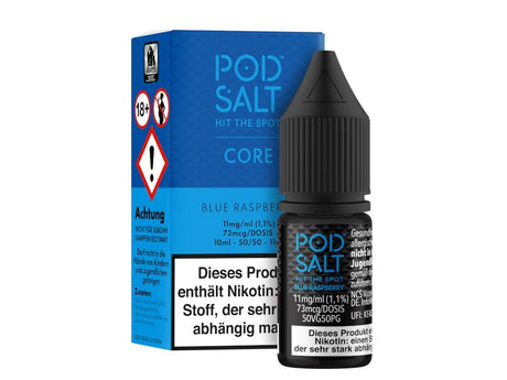Pod Salt Core - Nikotinsalz Liquid - Blue Raspberry - POD SALT