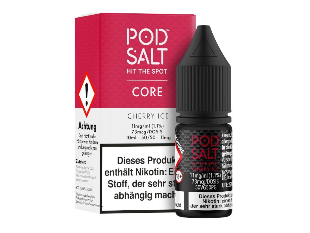 Pod Salt Core - Nikotinsalz Liquid - Cherry Ice - POD SALT
