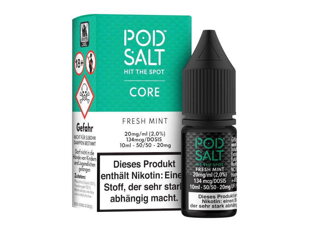 Pod Salt Core - Nikotinsalz Liquid - Fresh Mint - POD SALT