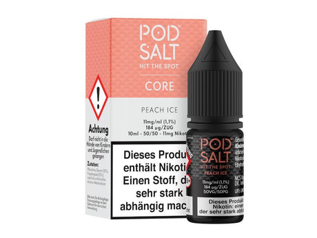 Pod Salt Core - Nikotinsalz Liquid - Peach Ice - POD SALT