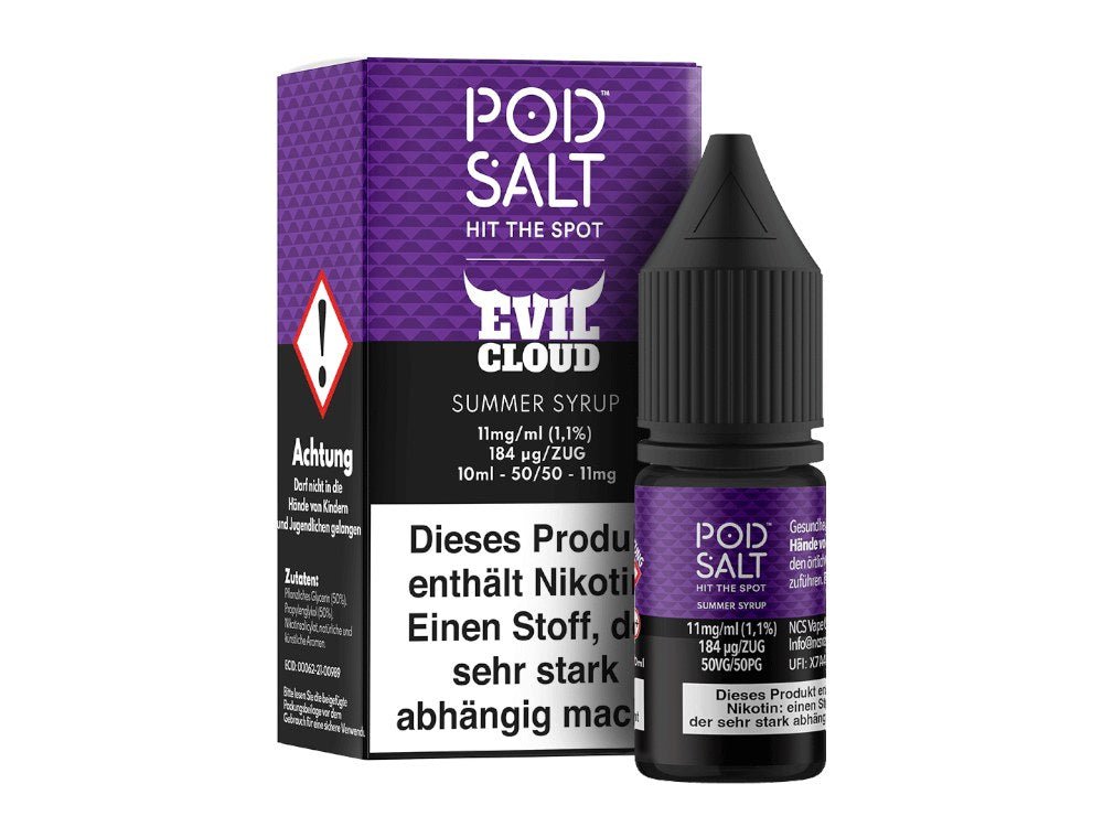 Pod Salt Fusion - Summer Syrup - Nikotinsalz Liquid - POD SALT FUSION