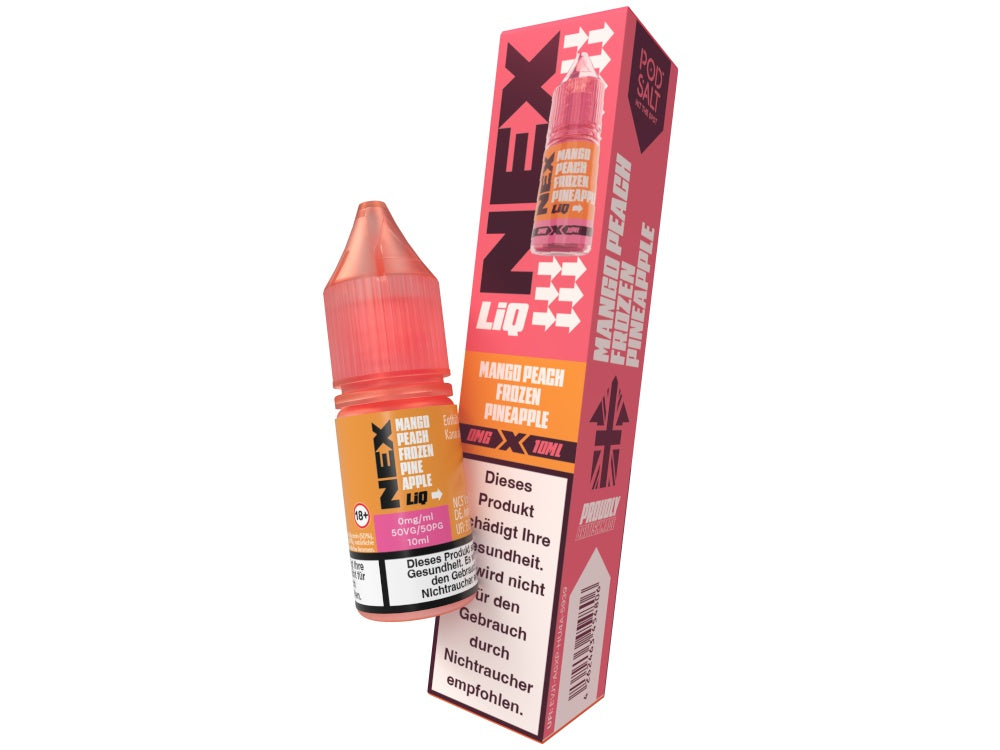 Pod Salt - NexLiq - Nikotinsalz Liquid - Mango Peach Frozen Pineapple