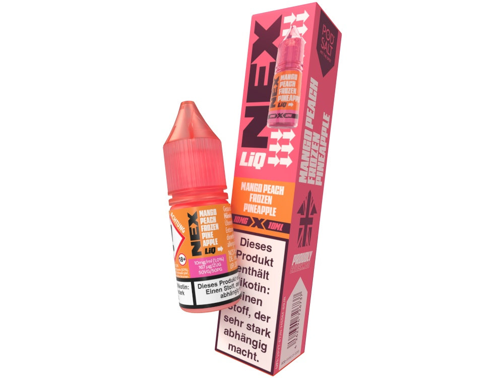 Pod Salt - NexLiq - Nikotinsalz Liquid - Mango Peach Frozen Pineapple