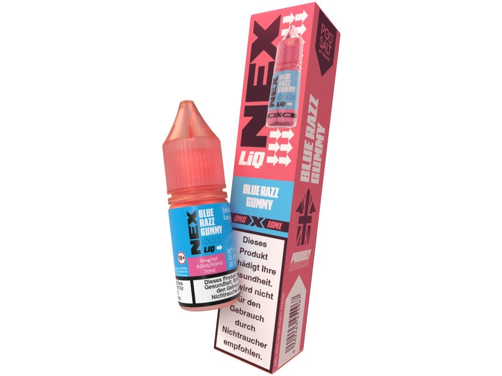 Pod Salt - NexLiq - Nikotinsalz Liquid - Blue Razz Gummy - POD SALT