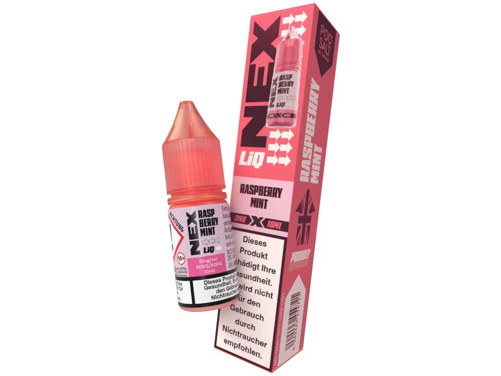Pod Salt - NexLiq - Nikotinsalz Liquid - Raspberry Mint - POD SALT