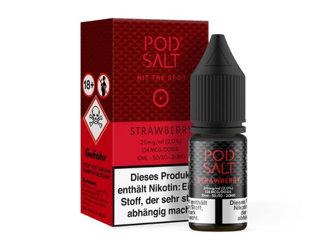 Pod Salt - Strawberry - Nikotinsalz Liquid - POD SALT