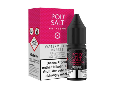Pod Salt - Watermelon Breeze - Nikotinsalz Liquid - POD SALT