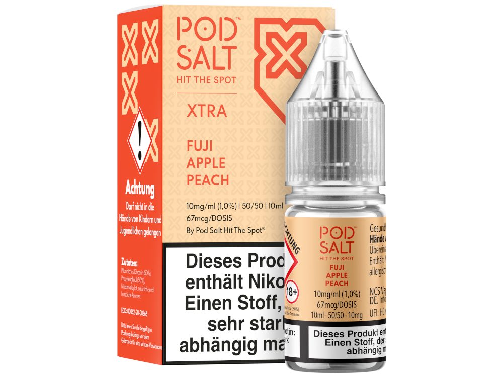 Pod Salt X - Nikotinsalz Liquid  - Fuji Apple Peach