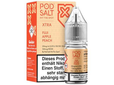 Pod Salt X - Nikotinsalz Liquid  - Fuji Apple Peach