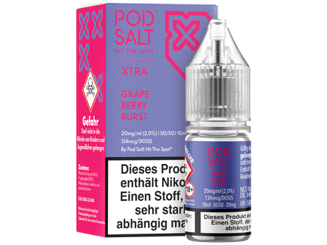 Pod Salt X - Nikotinsalz Liquid  - Grape Berry Burst