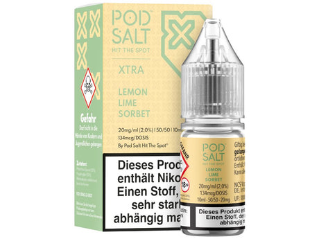 Pod Salt X - Nikotinsalz Liquid  - Lemon Lime Sorbet