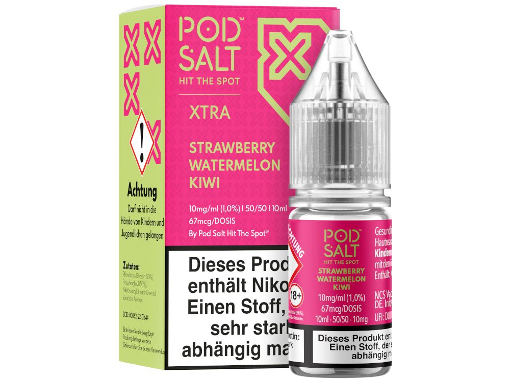 Pod Salt X - Nikotinsalz Liquid  - Strawberry Watermelon Kiwi