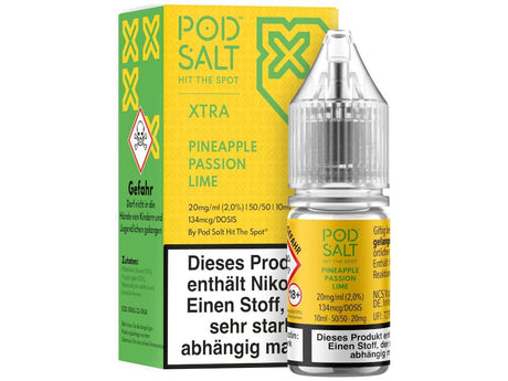 Pod Salt X - Nikotinsalz Liquid - Pineapple Passion Lime - POD SALT X