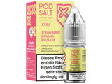 Pod Salt X - Nikotinsalz Liquid - Strawberry Banana Rhubarb - POD SALT X