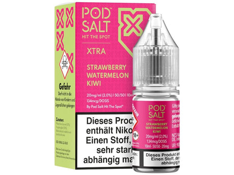 Pod Salt X - Nikotinsalz Liquid - Strawberry Watermelon Kiwi - POD SALT X