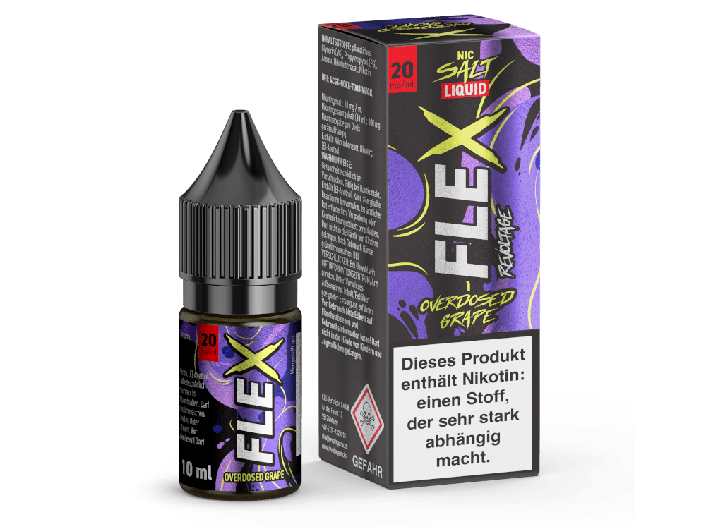 Revoltage - FLEX Nikotinsalz Liquid - Grape - REVOLTAGE