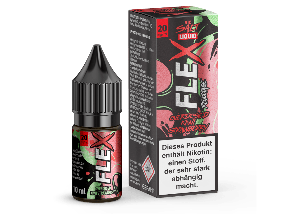 Revoltage - FLEX Nikotinsalz Liquid - Kiwi Strawberry - REVOLTAGE