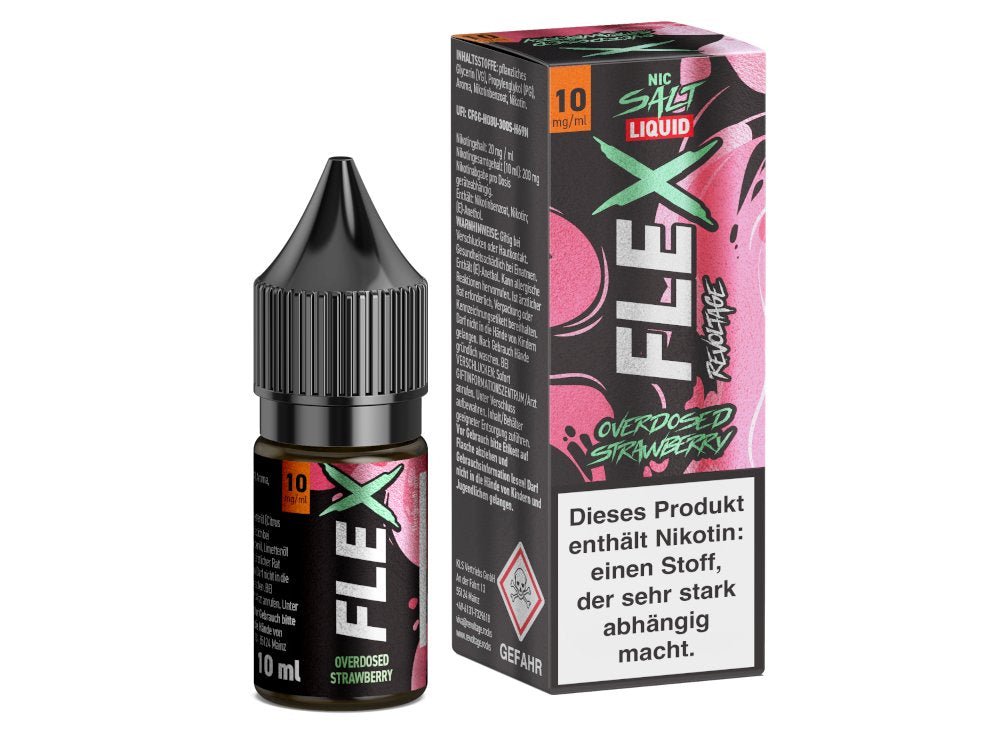 Revoltage - FLEX Nikotinsalz Liquid - Strawberry - REVOLTAGE