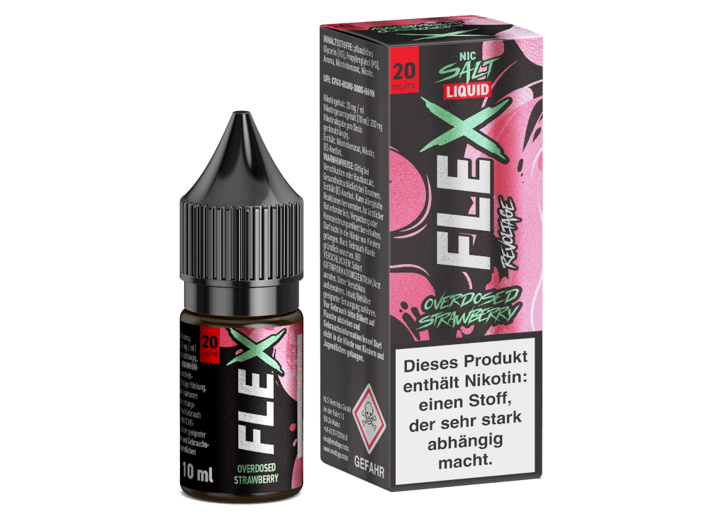 Revoltage - FLEX Nikotinsalz Liquid - Strawberry - REVOLTAGE