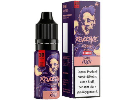 Revoltage - Hybrid Nikotinsalz Liquid - Purple Peach - REVOLTAGE
