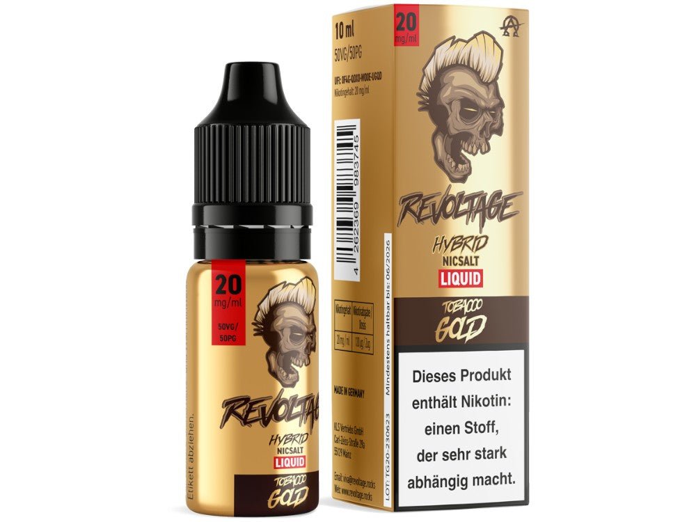 Revoltage - Hybrid Nikotinsalz Liquid - Tobacco Gold - REVOLTAGE