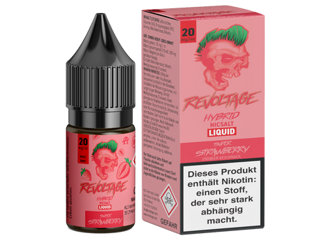 Revoltage - Hybrid Nikotinsalz Liquid - Super Strawberry