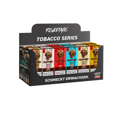 Revoltage - Tobacco Series Display bestückt 20 mg/ml (12 Artikel) - REVOLTAGE