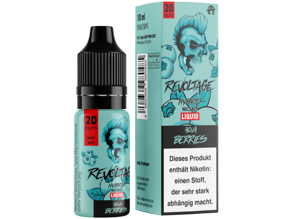 Revoltage - Hybrid Nikotinsalz Liquid - Aqua Berries