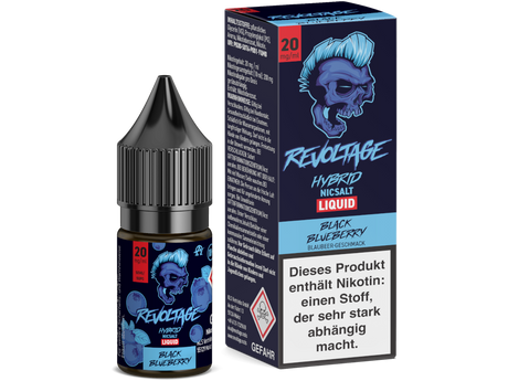 Revoltage - Hybrid Nikotinsalz Liquid - Black Blueberry