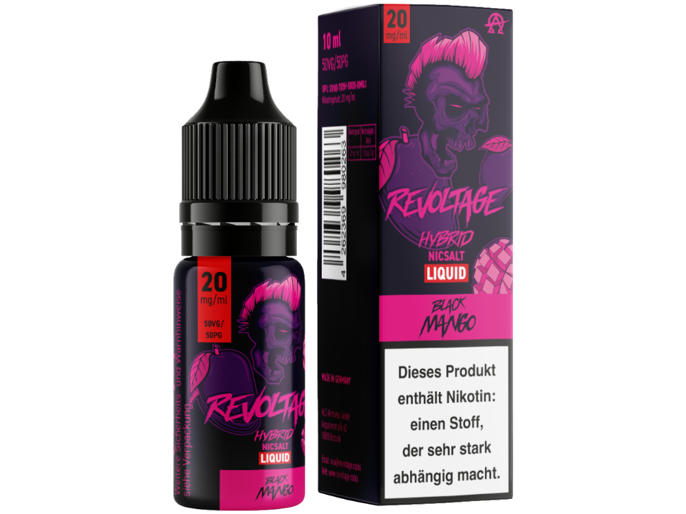 Revoltage - Hybrid Nikotinsalz Liquid - Black Mango