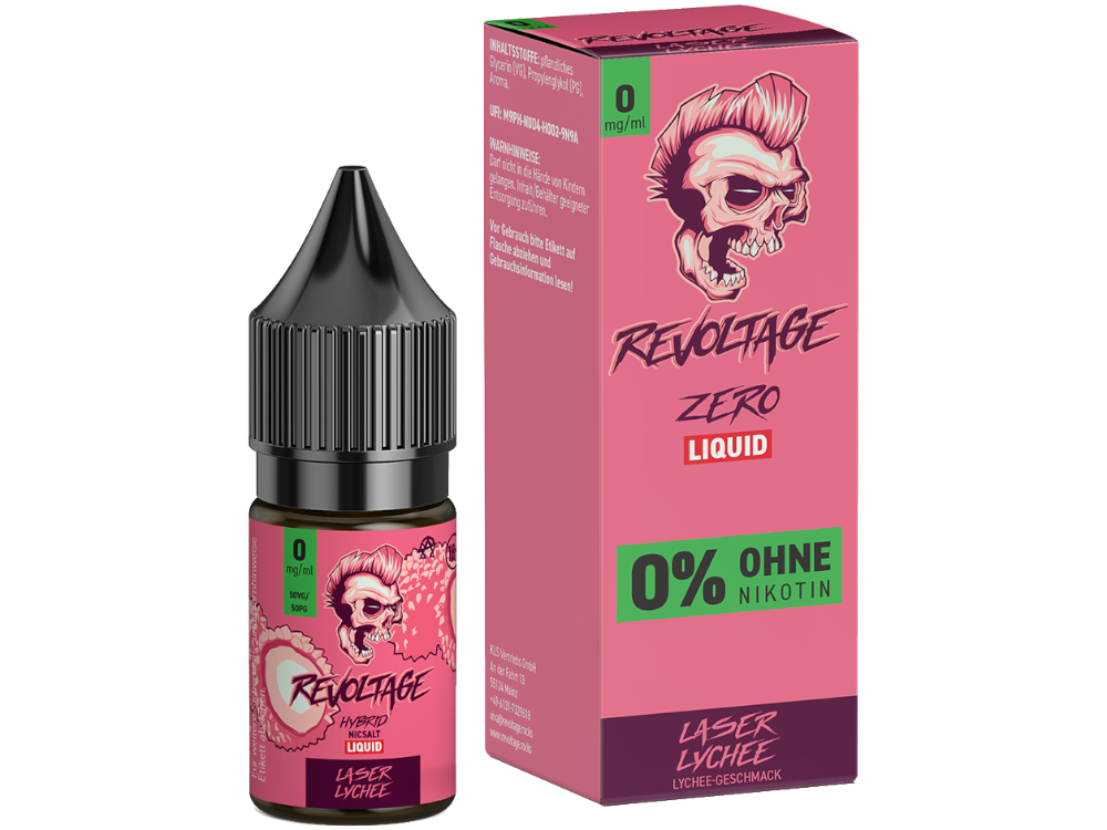 Revoltage - Hybrid Nikotinsalz Liquid - Laser Lychee