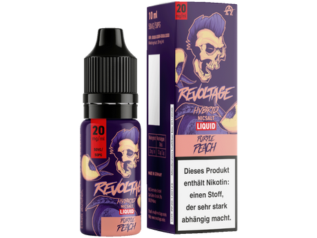 Revoltage - Hybrid Nikotinsalz Liquid - Purple Peach