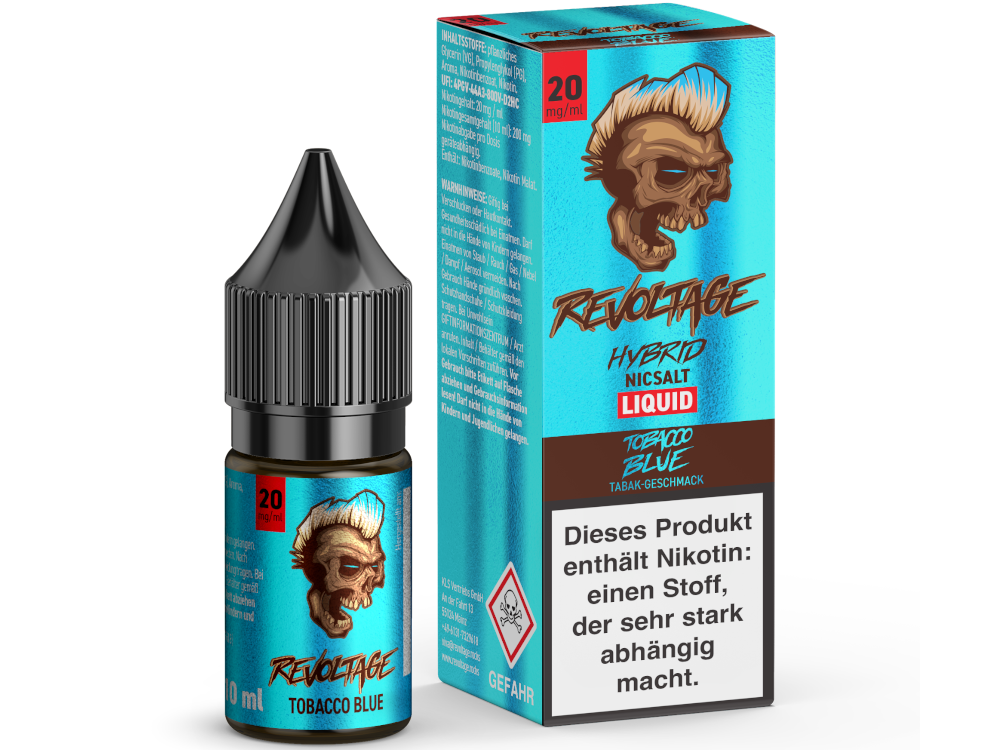 Revoltage - Hybrid Nikotinsalz Liquid - Tobacco Blue