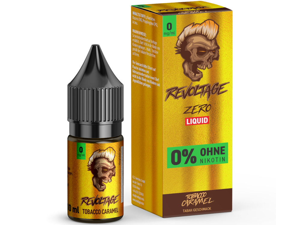 Revoltage - Hybrid Nikotinsalz Liquid - Tobacco Caramel